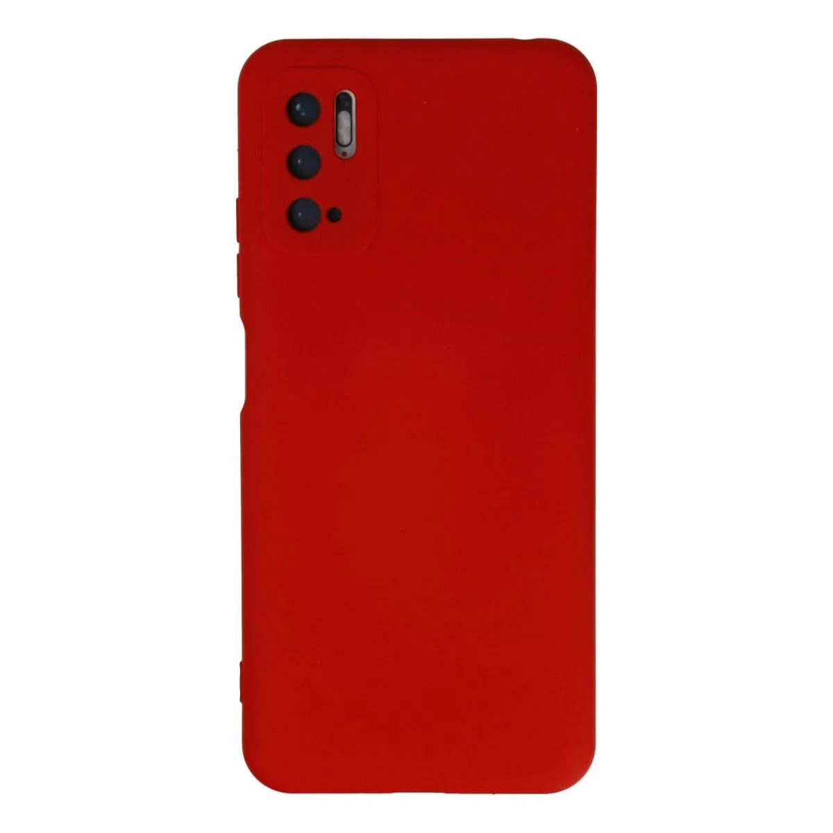 Newface Xiaomi Redmi Note 10 5g Kılıf Nano İçi Kadife Silikon - Kırmızı