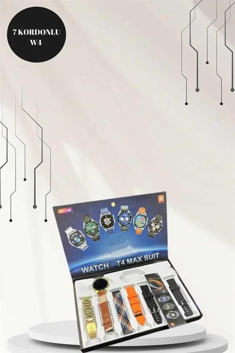 Powerbank Bluetooth Kulaklık Ve Akıllı Saat 7 Kordonlu Metal Kordon Plastik Kordon görsel 5