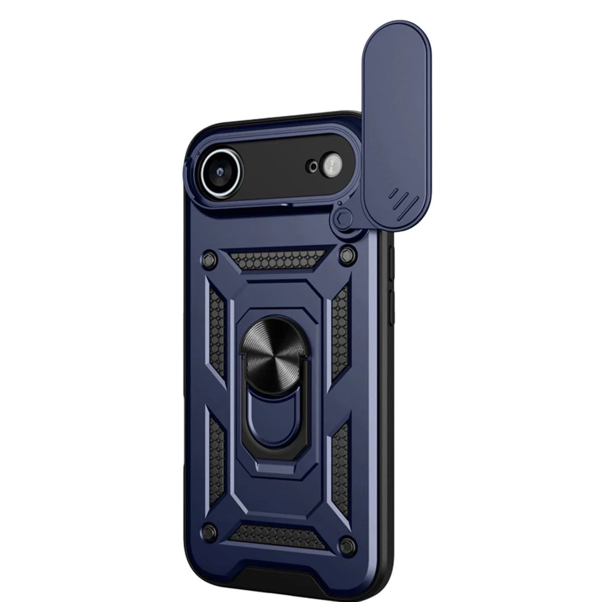 Apple İphone 17 Air Pars Lens Yüzüklü Silikon - Lacivert görsel 2