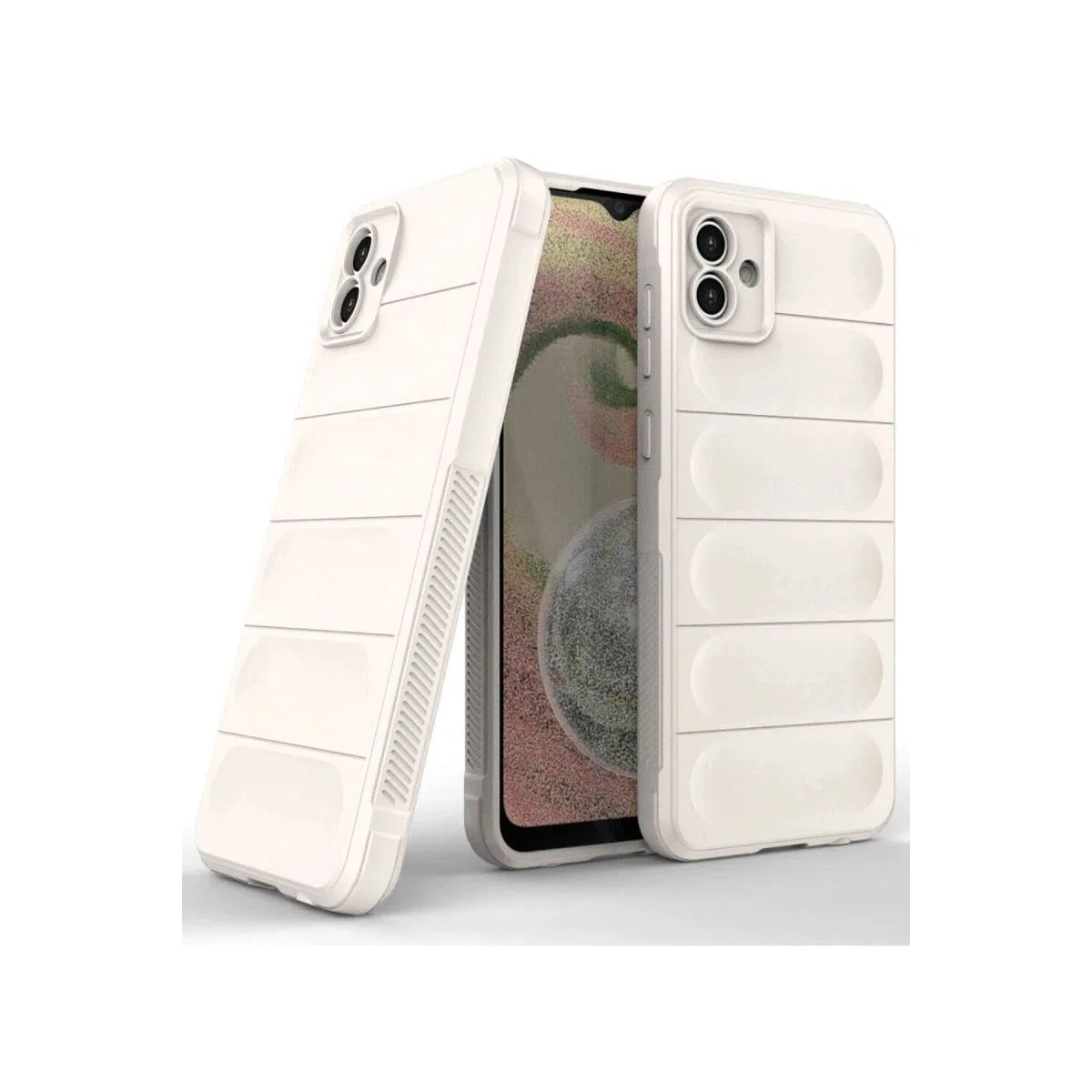Samsung Galaxy A04 Kılıf Optimum Silikon - Krem görsel 2