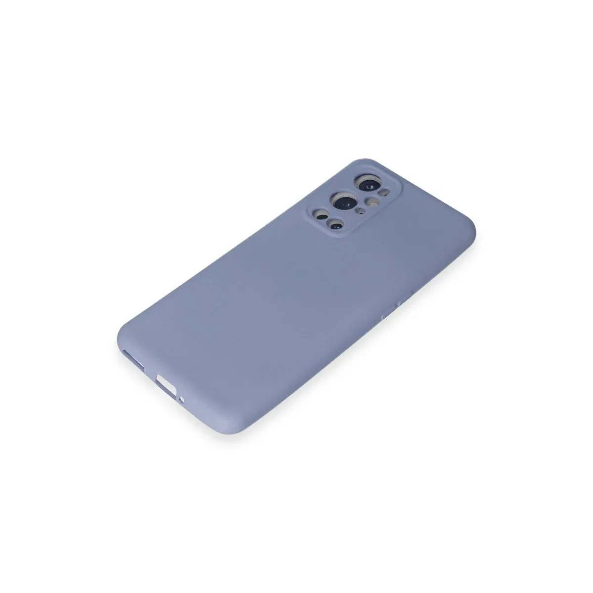 One Plus 9 Pro Kılıf Nano İçi Kadife Silikon - Mor görsel 4
