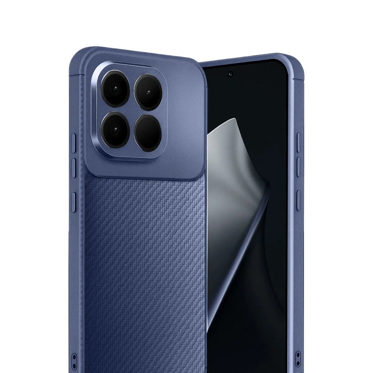 Xiaomi Mi 15t Auto Focus Karbon Kapak - Lacivert görsel 2