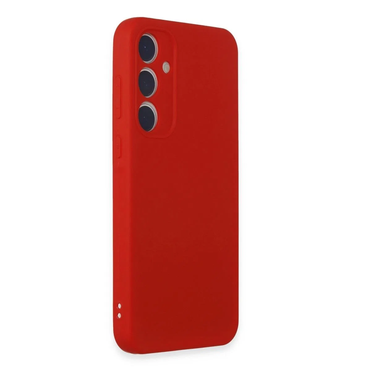 Samsung Galaxy A55 5g Kılıf First Silikon - Kırmızı görsel 2