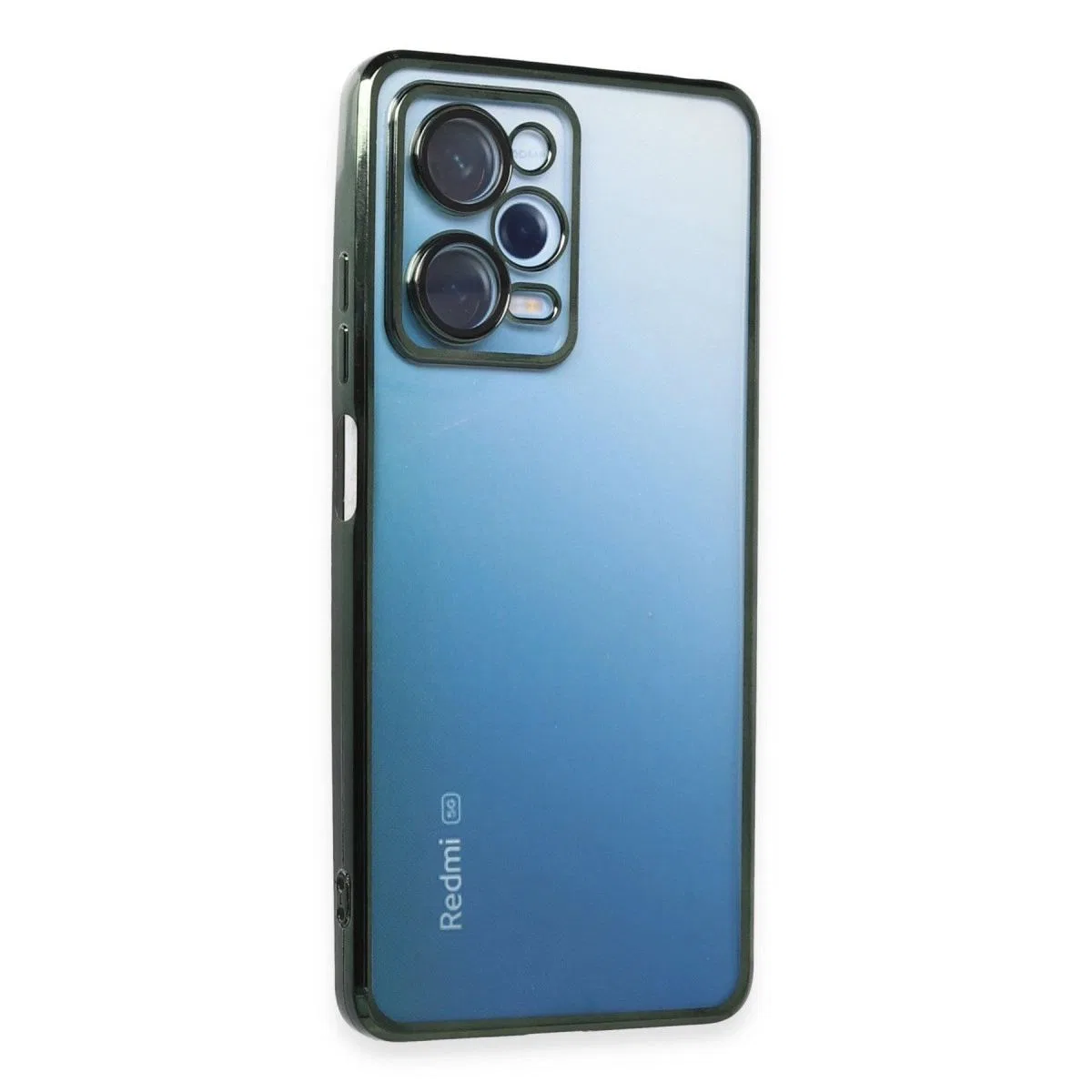 Xiaomi Redmi Note 12 Pro 5g Kılıf Razer Lensli Silikon - Yeşil görsel 2