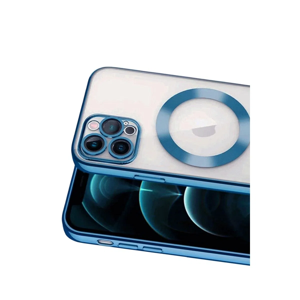 Apple İphone 13 Pro Kılıf Kross Magneticsafe Kapak - Sierra Blue görsel 2
