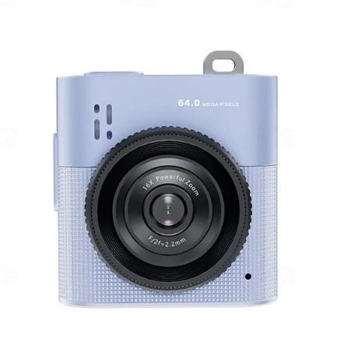 Mini Dijital Kamera 64mp 16x Digital Zoom Retro Vintage 1. 4’’ekranlı Video Kamera Taşınabilir Tasarım Mavi görsel 2