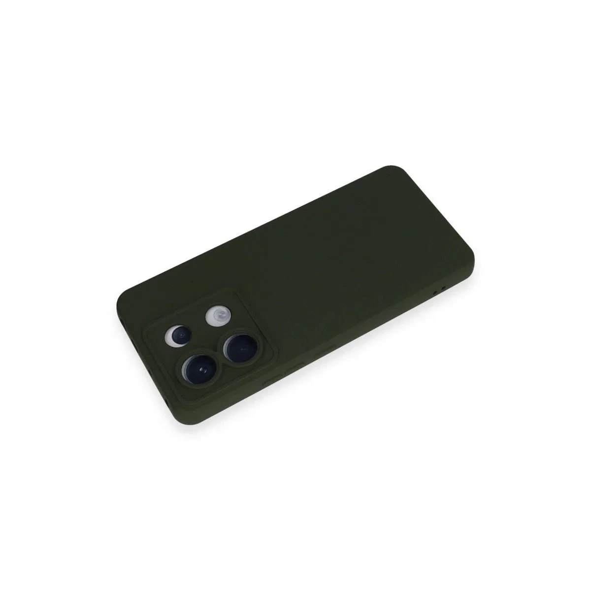 Xiaomi Redmi Note 13 Pro 5g Kılıf Nano İçi Kadife Silikon - Koyu Yeşil görsel 3