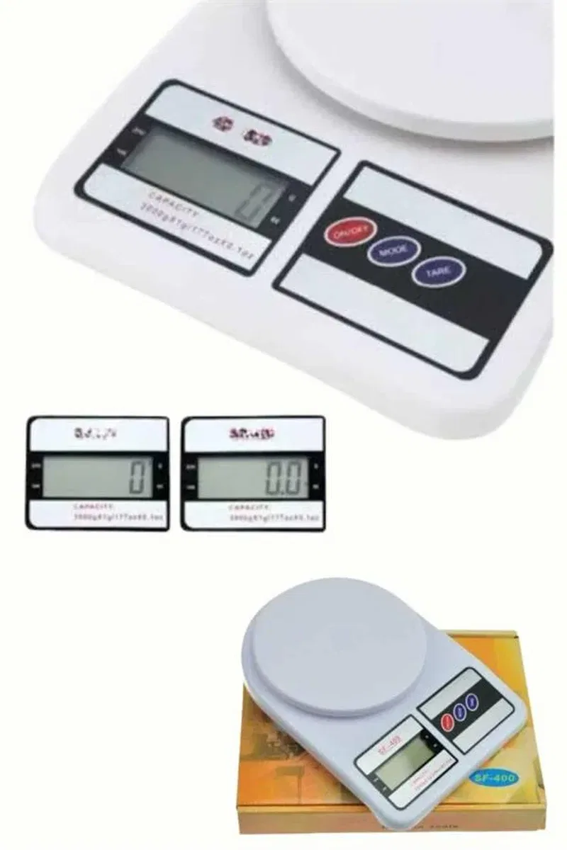 Dijital Hassas 10 Kg Mutfak terazisi tartısı LCD Ekran Mutfak Tartısı görsel 5
