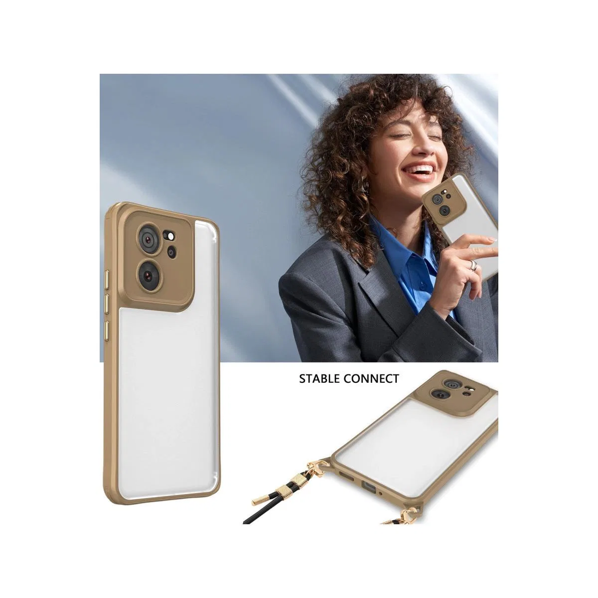 Xiaomi Mi 13t Pro Kılıf Penta Silikon Kılıf - Çöl Titanyum görsel 3