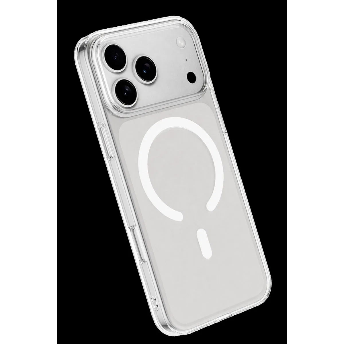 Newface Apple İphone 18 Pro Max Combo Sert Şeffaf Magsafe Kapak - Şeffaf görsel 2