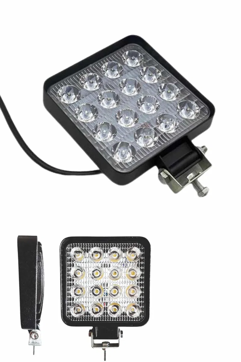 Oto Lamba 10 Led Işık Ayarlanabilir Yüksek Aydınlatmalı Beyaz Far görsel 3