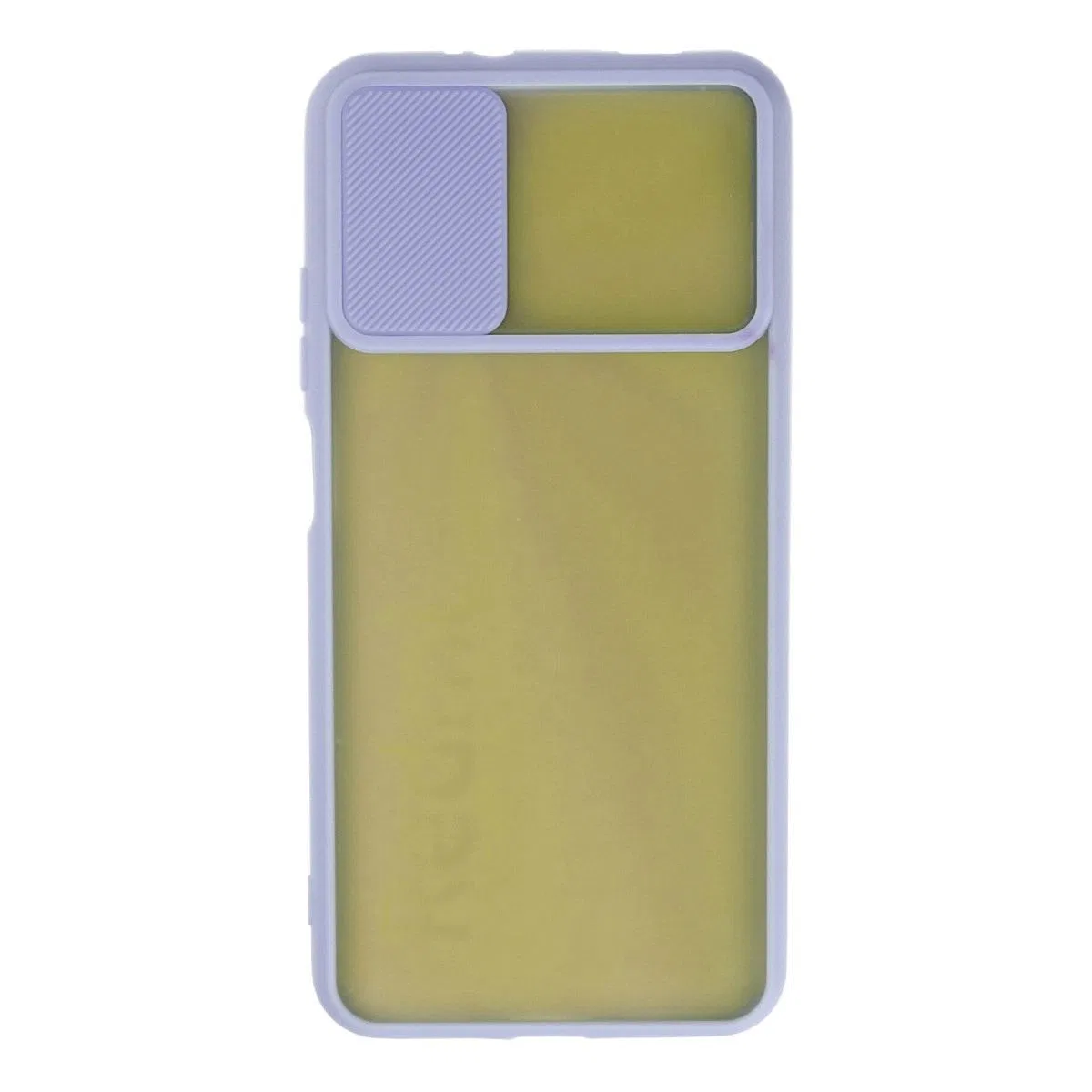 Xiaomi Redmi 9t Kılıf Palm Buzlu Kamera Sürgülü Silikon - Lila görsel 3