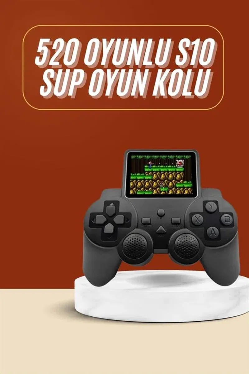 Yeni Nesil Mini Atari 520 Retro Oyunlu S10 El Atarisi Video Oyun Konsolu görsel 2