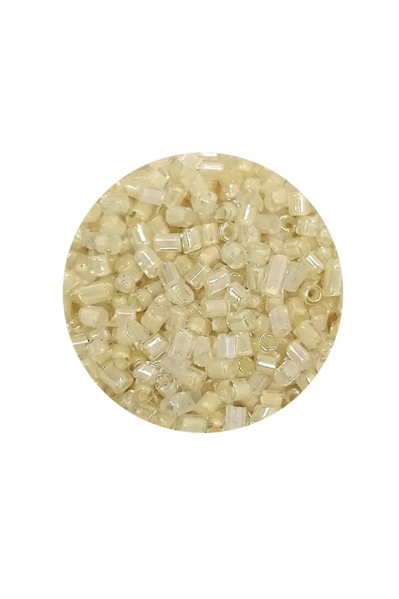 Kesme Cam Boncuk 2mm - 60 Gram - Şeffaf Krem - BNC387 görsel 2