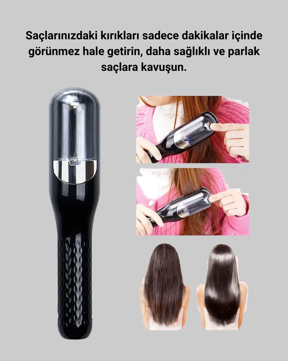 Kablosuz Şarjlı Saç Düzeltici Makine RH-6668 Ev Tipi Bakım Cihazı Yeni Nesil görsel 2