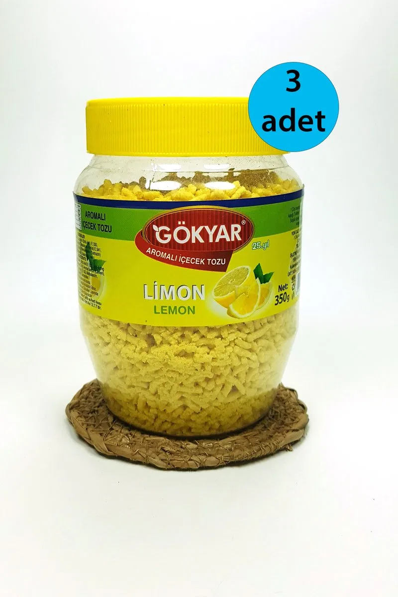 3 Adet Limon Aromalı Toz Içecek et 3x350 gr