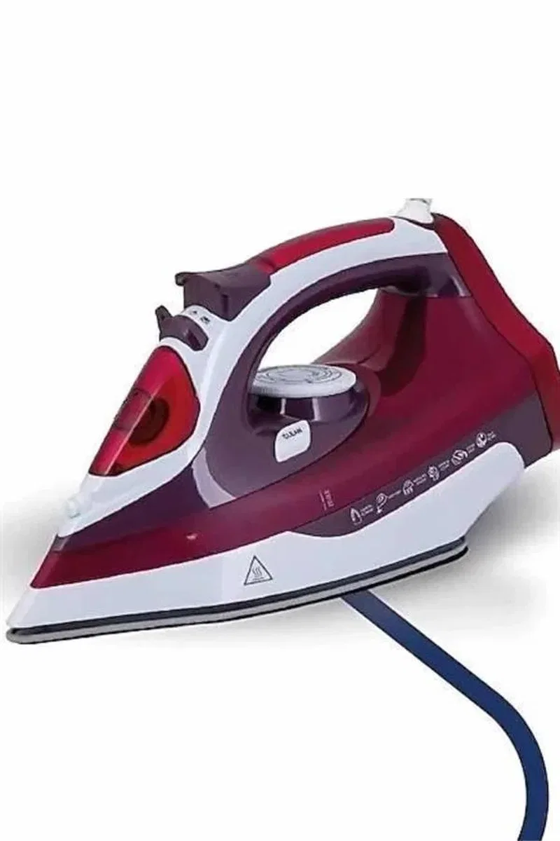 Buharlı Kablolu Ütü 2200 Watt Kireçlenme Önleyici Şok Buharlı Yeni Nesil görsel 3