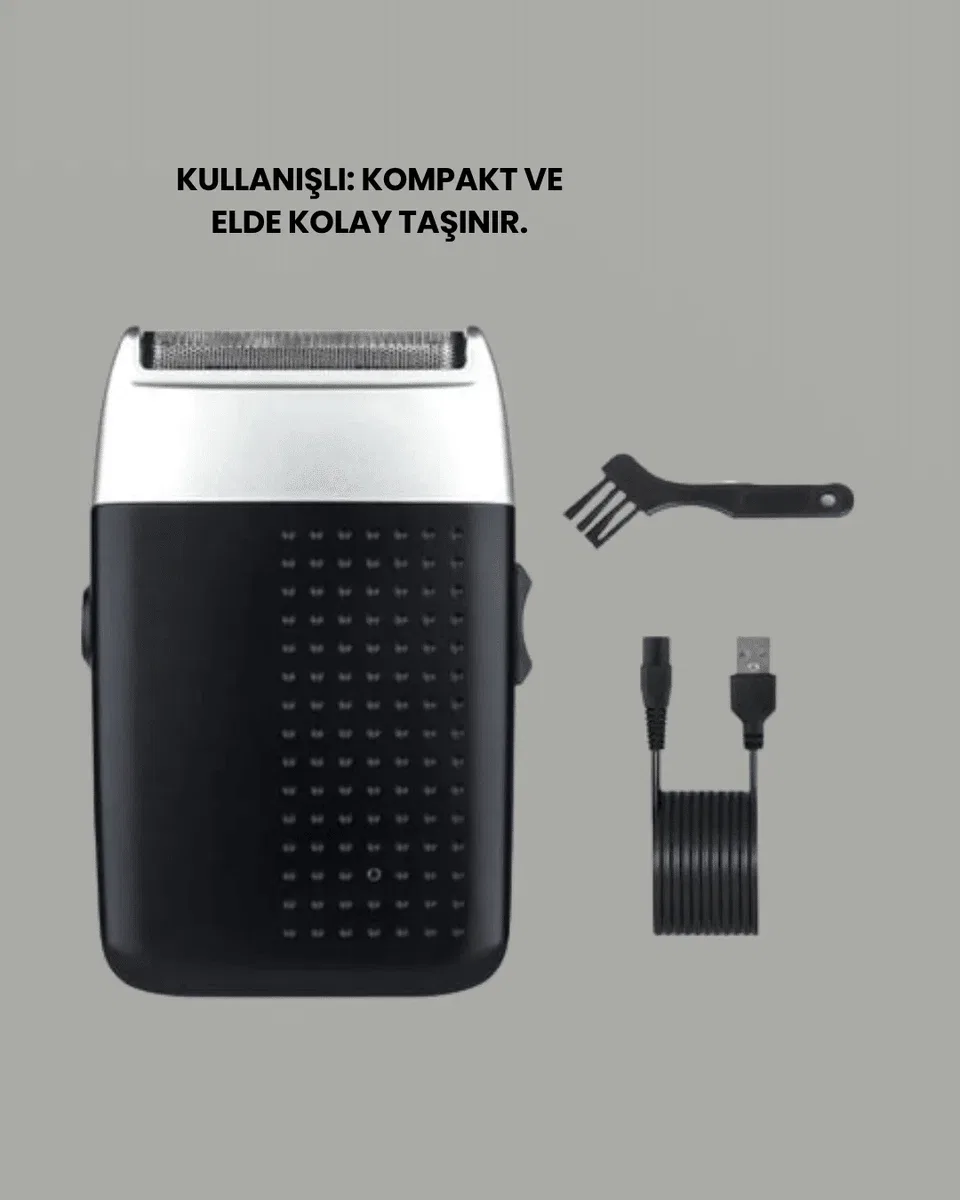 Evde Kuaför Konforu: USB Şarjlı Saç ve Sakal Kesme Makinesi görsel 3