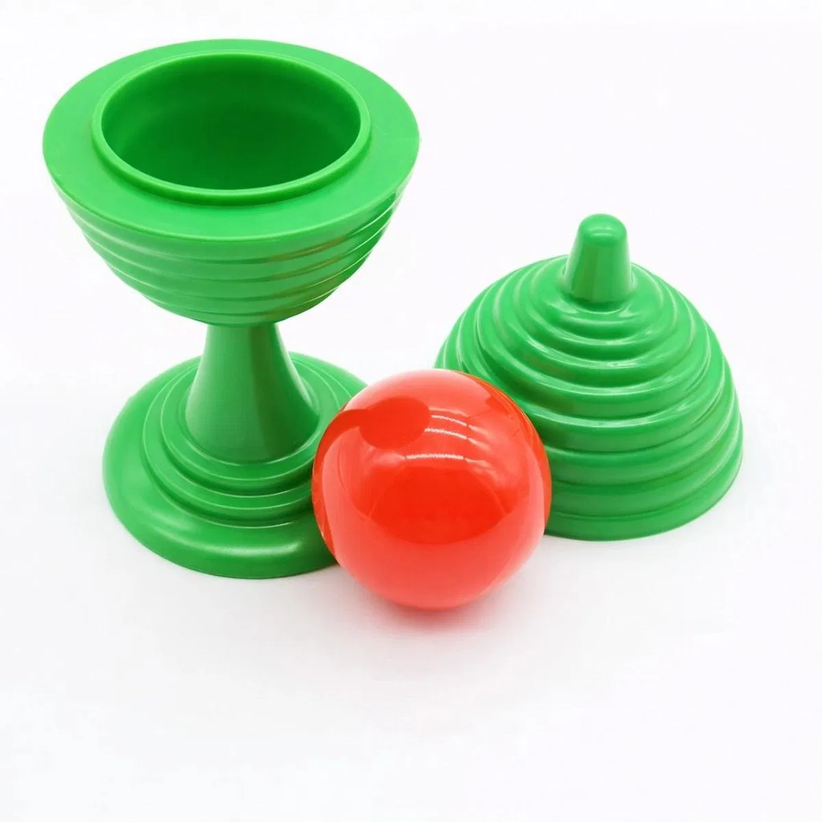 Yeşil Renk Sihirli Kupa Top Kaybetme Oyunu 7 Cm görsel 4