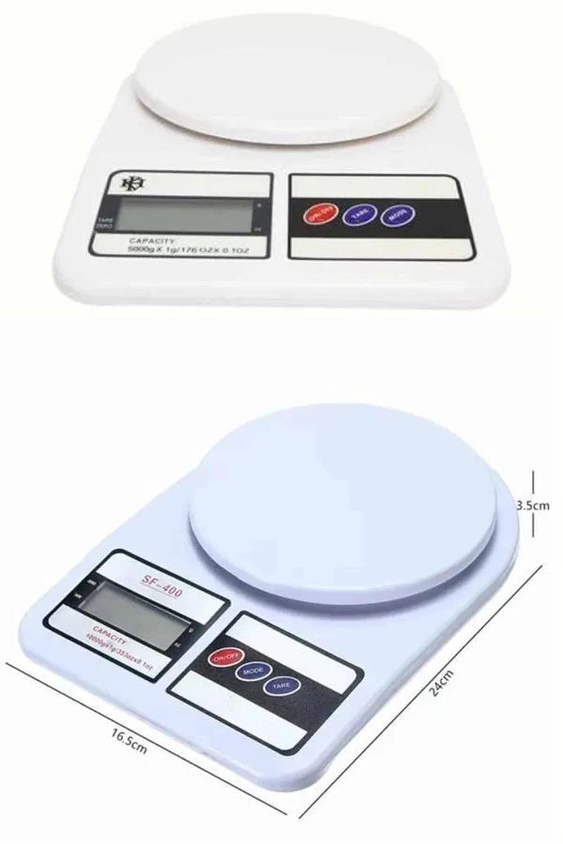 Dijital Hassas 10 Kg Mutfak Terazisi Tartısı Lcd Ekran Mutfak Tartısı görsel 4