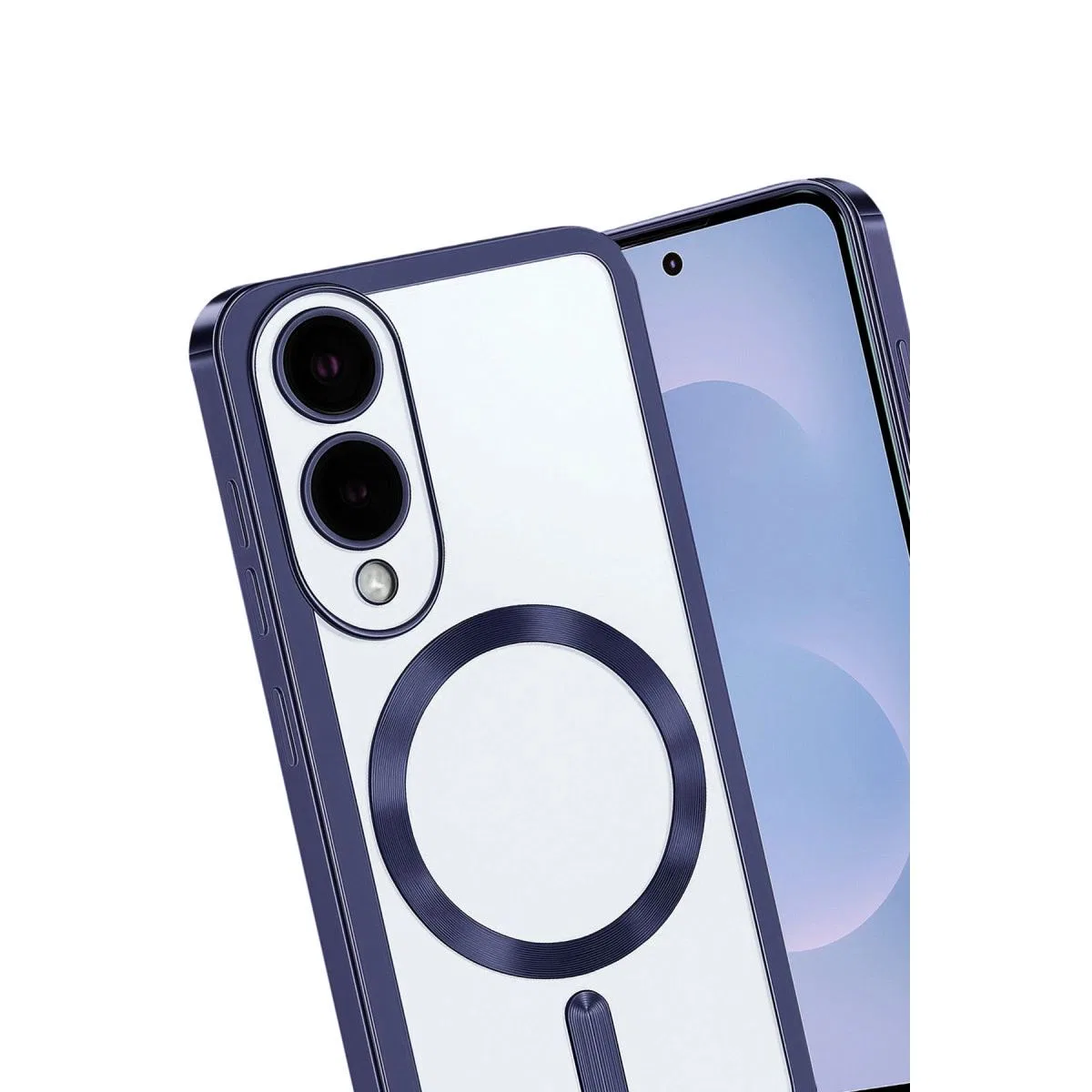 Samsung Galaxy S25 Edge Kross Magneticsafe Kapak - Lacivert görsel 3