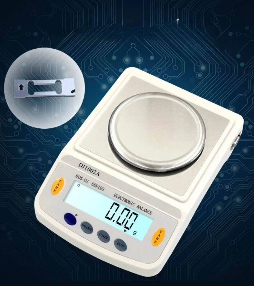 Dj602a Kefeli Hassas Terazi 3000 G Kapasiteli, 0. 01 G Hassasiyetle Profesyonel Ölçüm görsel 3