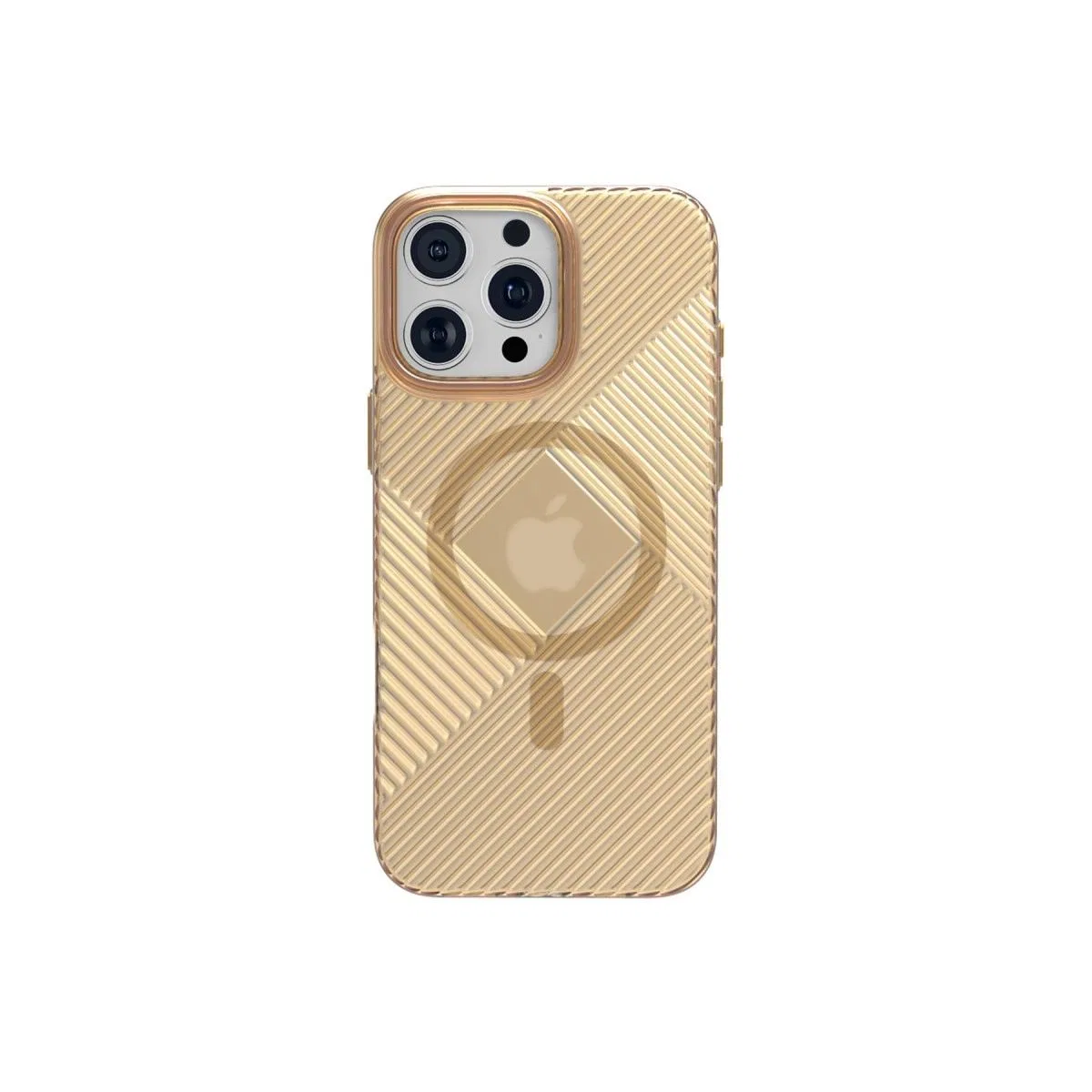 Joko Apple İphone 16 Pro Stella Pc Sert Magsafe Kılıf - Gold görsel 2