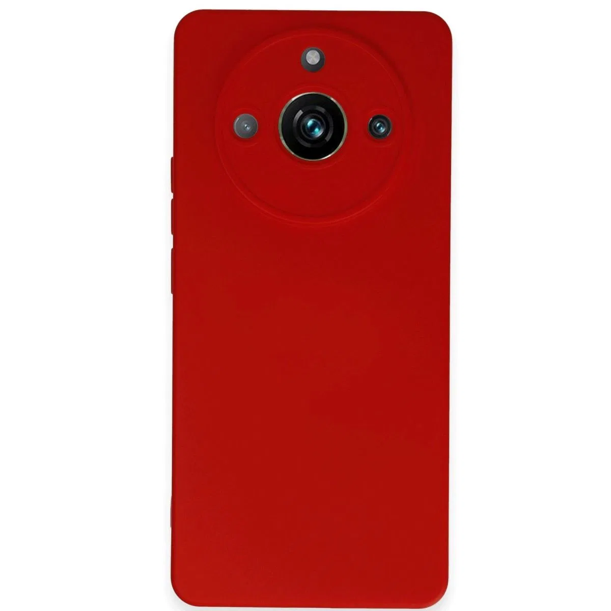 Realme 11 Pro Kılıf Nano İçi Kadife Silikon - Kırmızı