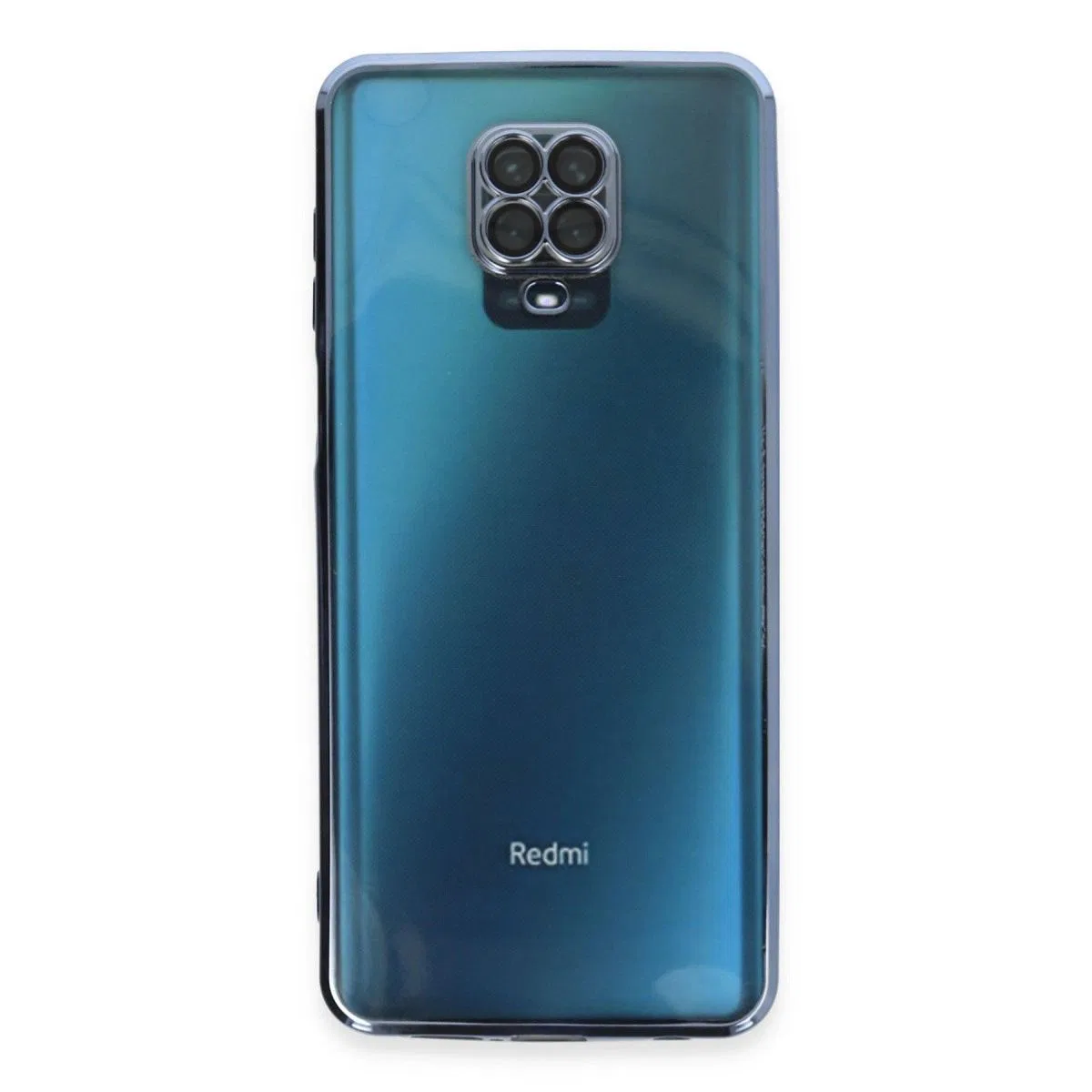 Xiaomi Redmi Note 9 Pro Kılıf Razer Lensli Silikon - Açık Mavi görsel 2
