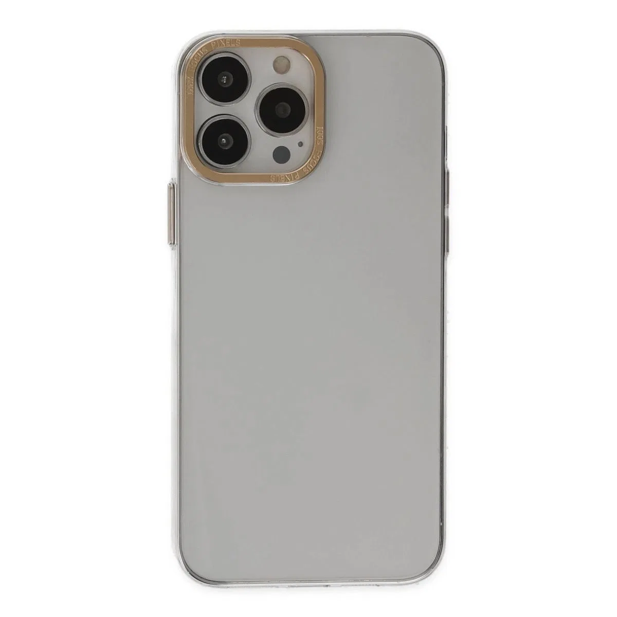 Apple İphone 13 Pro Kılıf Anka Pc Sert Metal Kapak - Şeffaf