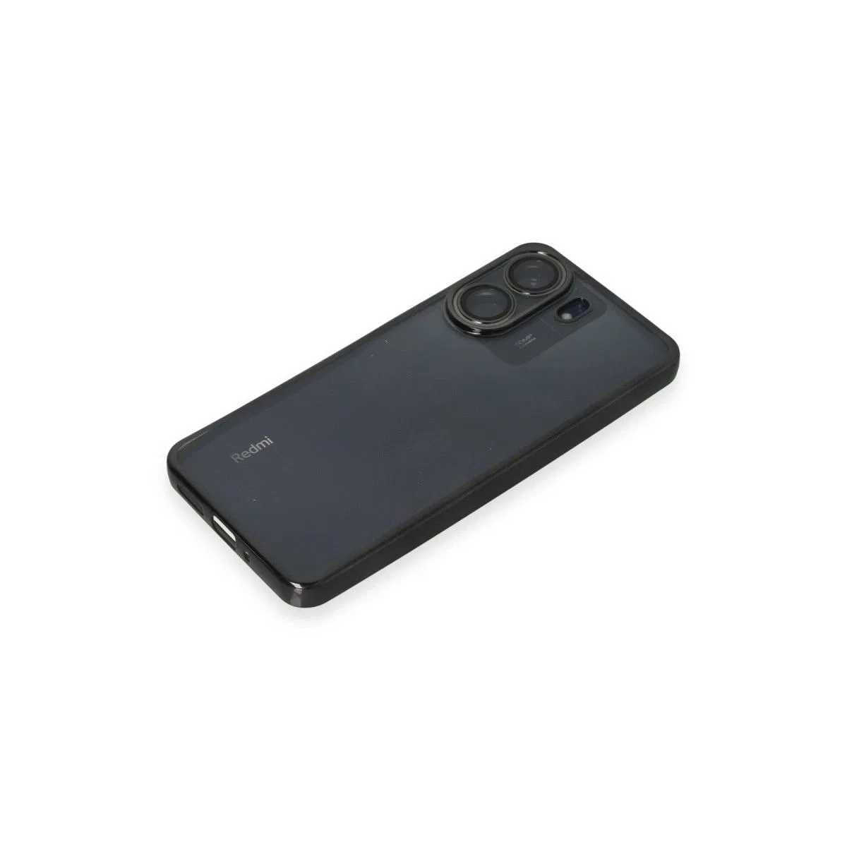 Xiaomi Redmi 13c Kılıf Razer Lensli Silikon - Siyah görsel 4