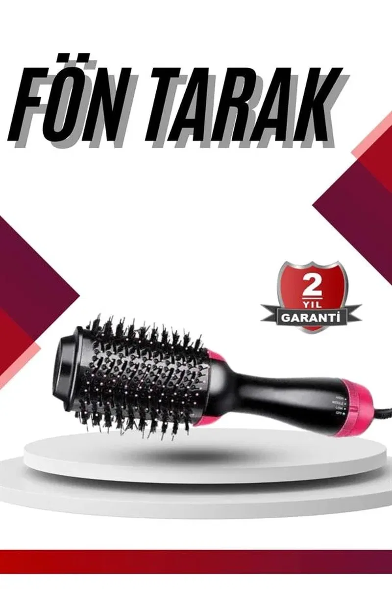 Fön Tarak 1200 W Saç Şekillendirici Saç Düzleştirici Saç Kurutma görsel 2