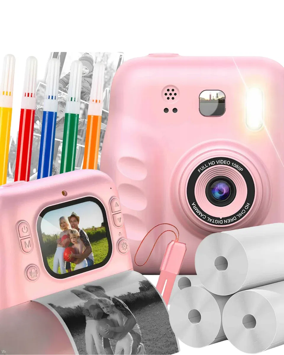 Y300H PRİNTER KAMERA PEMBE görsel 5