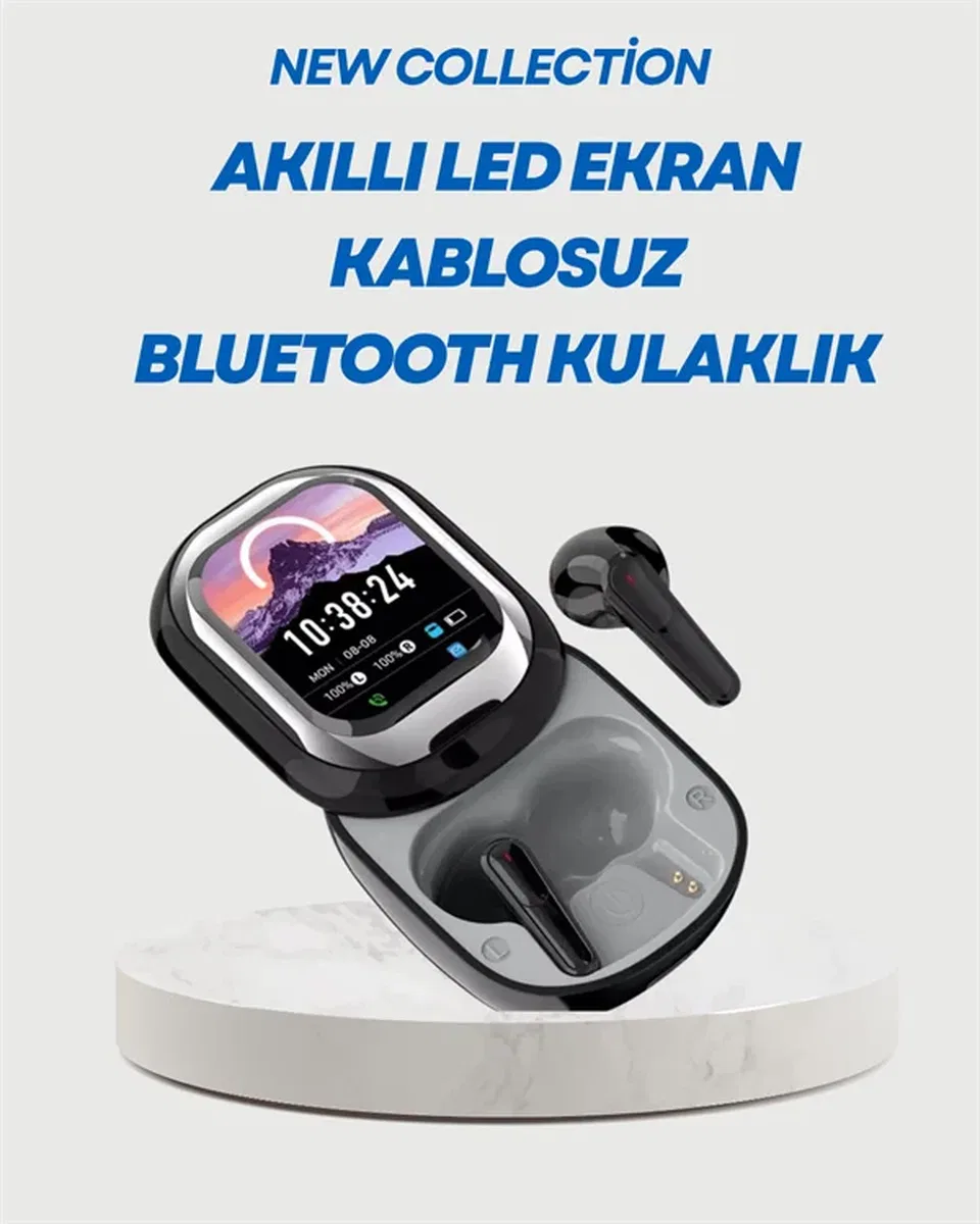 Dokunmatik Kontrollü Bluetooth Kulaklık – Pods Fine Uyumlu görsel 2