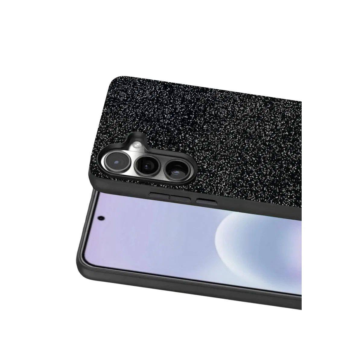 Onegif Samsung Galaxy A37 5g Bright Simli Kapak - Siyah görsel 2