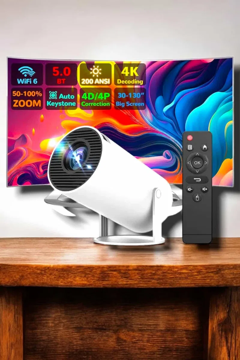 HDMI ve Full HD Teknolojili 160 ANSI Lümen Kablosuz Projeksiyon görsel 4