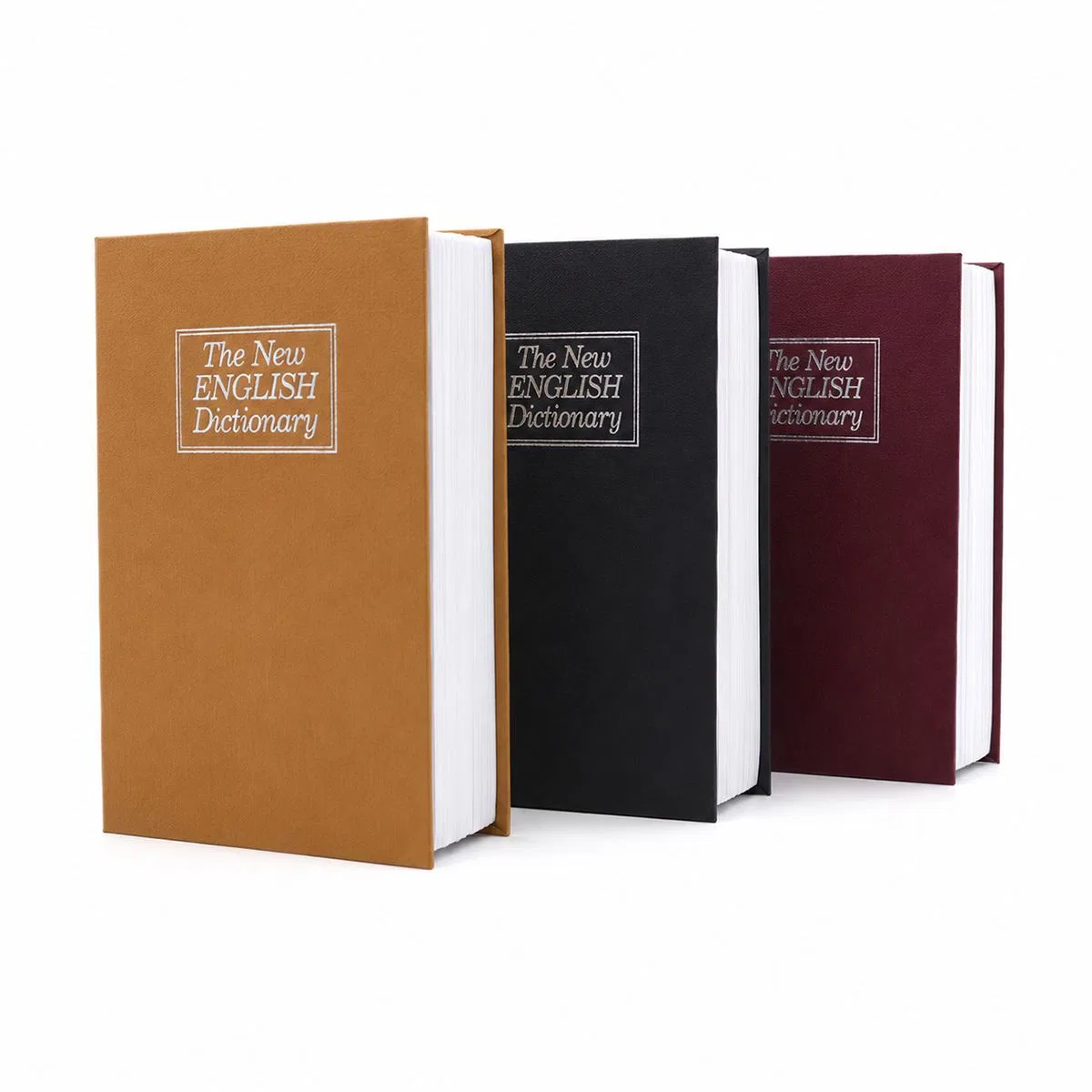 Kitap Modeli Kilitli Kasa Kumbara Büyük 180x115x55 mm görsel 3