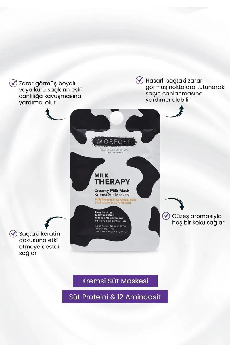 Milk Therapy Kremsi Süt Maskesi 25 ML (24 ADET) - Bakım ve Canlılık - mrfs görsel 3