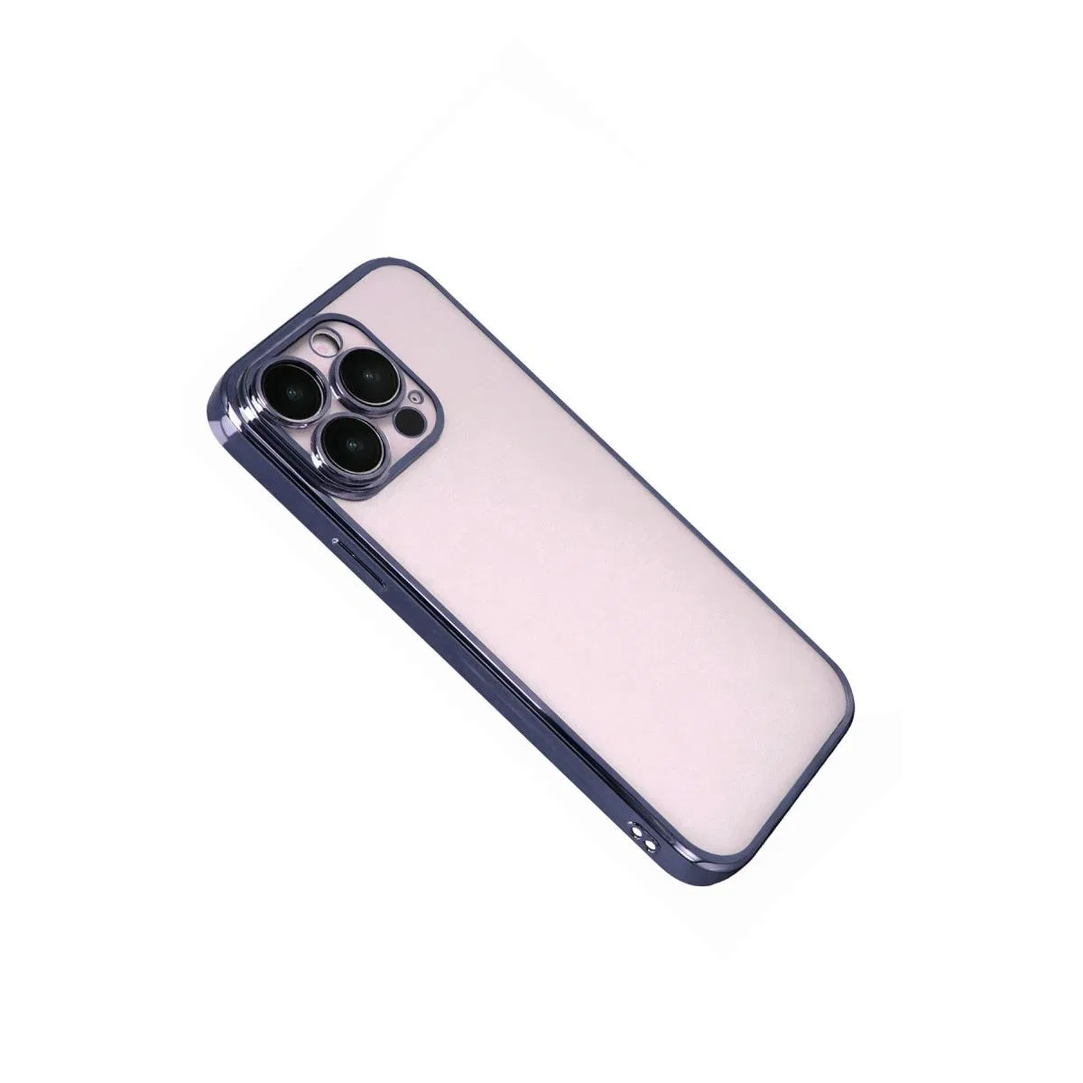 Apple İphone 15 Pro Max Razer Lensli Silikon - Lacivert görsel 4