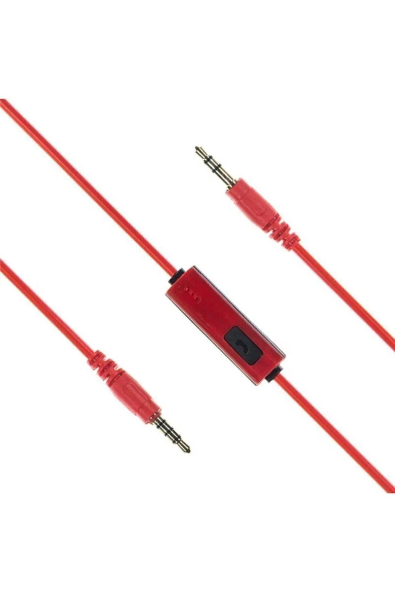 Kırmızı Kulak Üstü Portatif Katlanır Stereo Kulaklık görsel 4