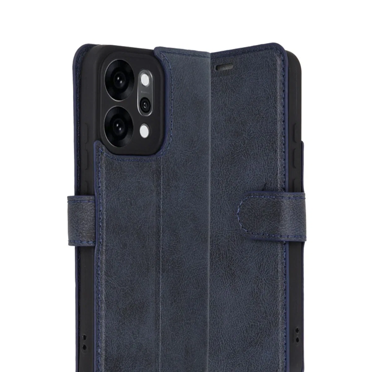 Oppo Reno 14 Trend S Plus Kapaklı Kılıf - Lacivert görsel 2