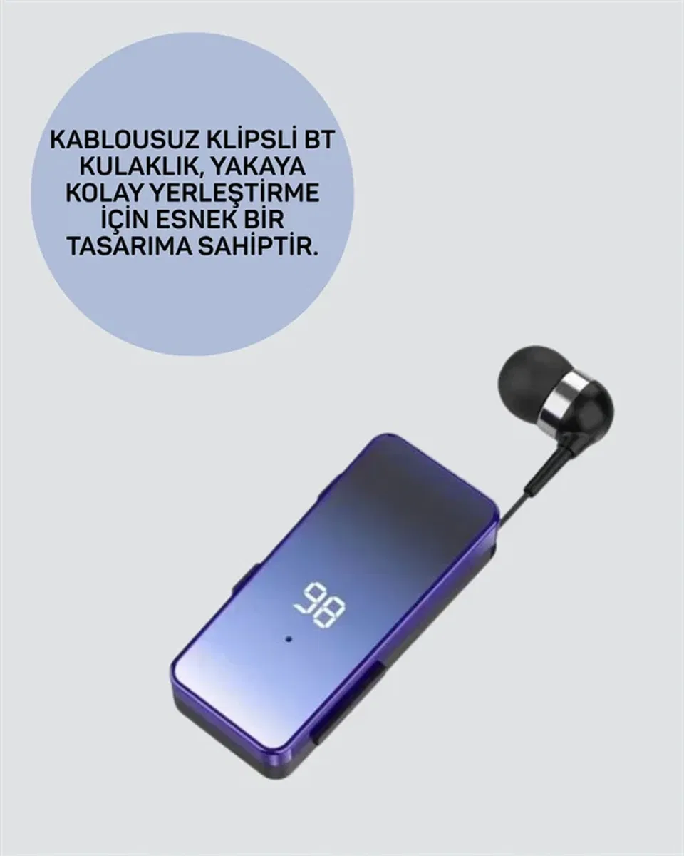 Ultra Hızlı Şarj Özellikli Type-C Bluetooth Kulaklık – 10 Dakikada %50 Şarj, 20 Dakikada Tam Dolum Yeni Nesil görsel 2
