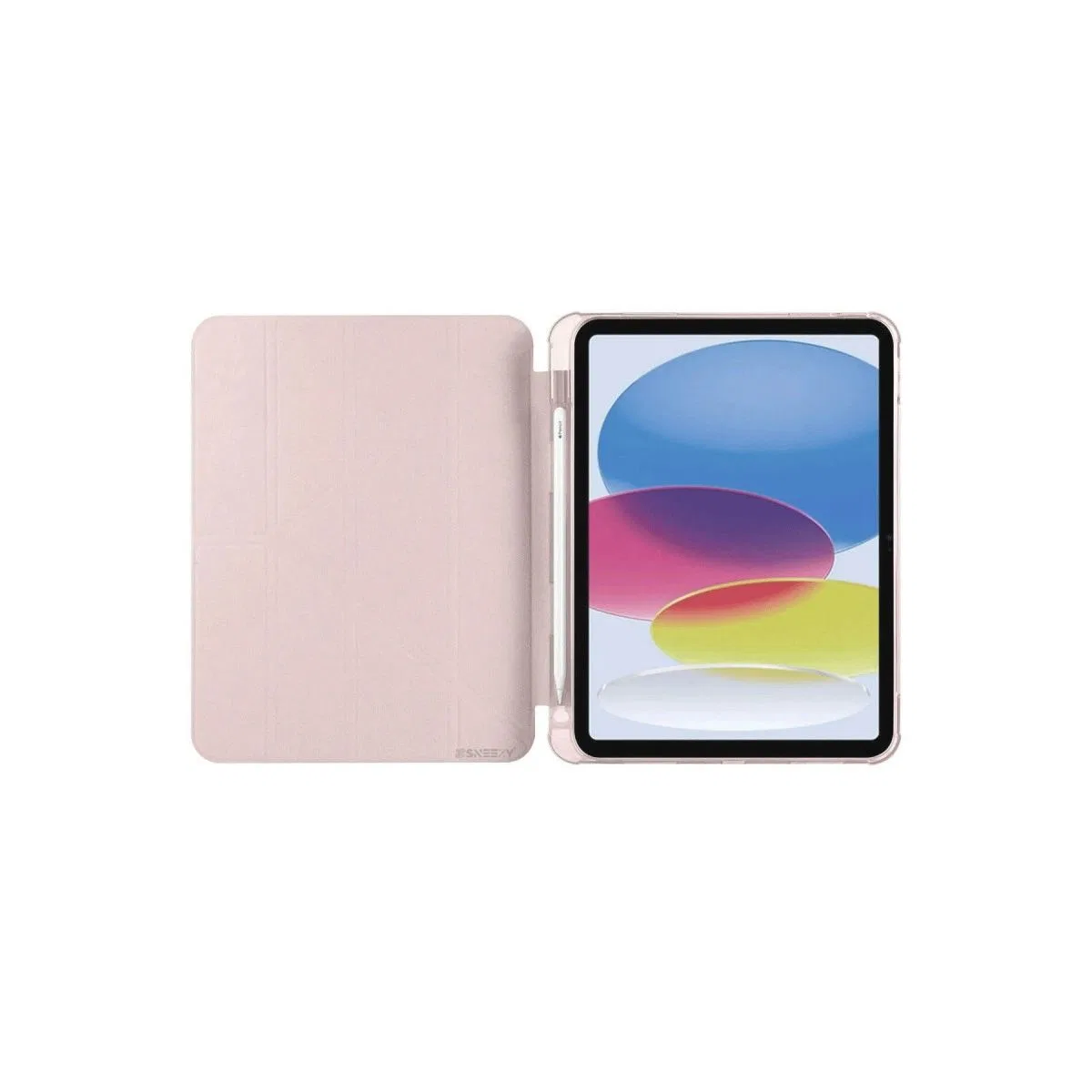 Apple İpad 2022 10. 9 (10. nesil) Kılıf Kalemlikli Mars Tablet Kılıfı - Rose Gold görsel 3