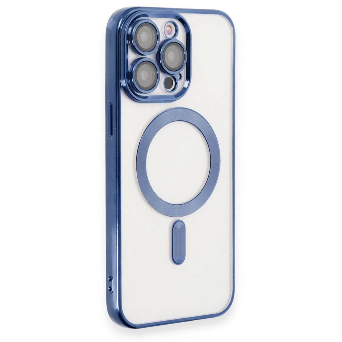 Apple İphone 15 Pro Kılıf Kross Magneticsafe Kapak - Lacivert görsel 2