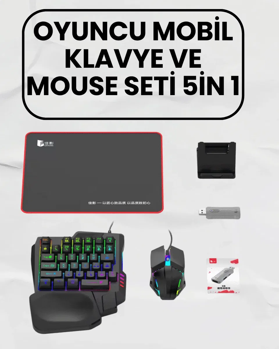 Bluetooth 5. 3 Mobil Oyun Aksesuar Seti – PUBG Uyumlu