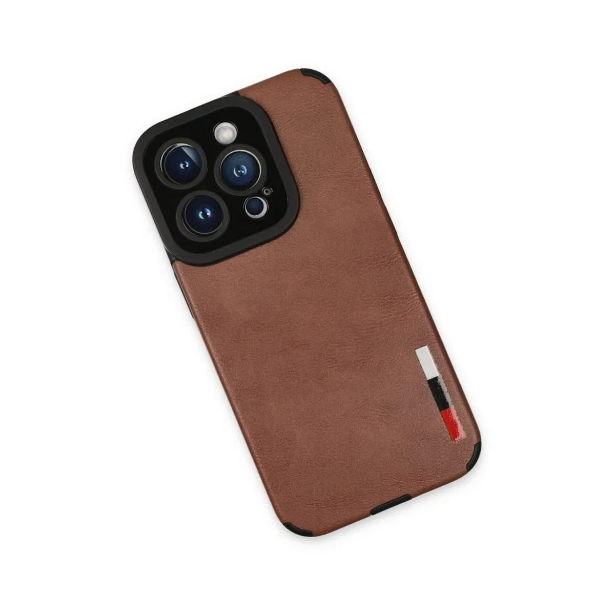 Apple İphone 14 Pro Max Kılıf Loop Deri Silikon - Kahverengi görsel 3