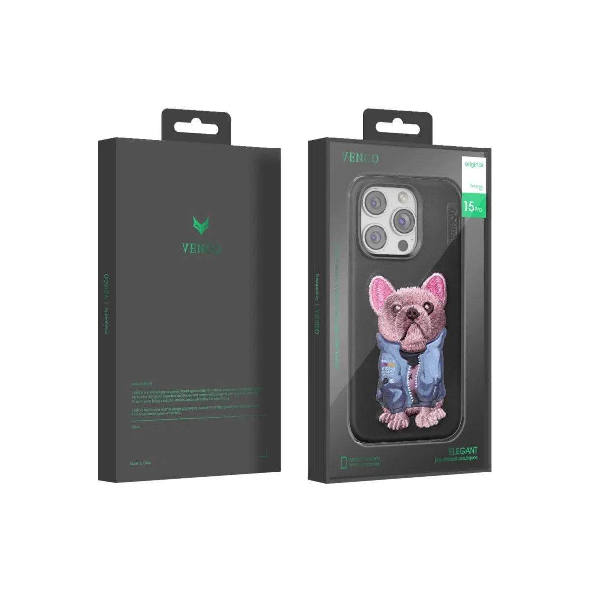 Venco Apple İphone 11 Cute Desenli Kapak - Siyah görsel 5