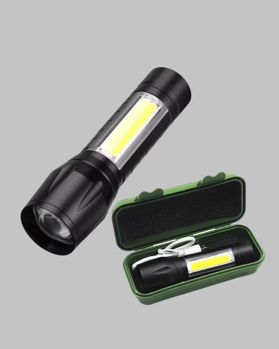Ultra Dayanıklı 4 Mod Şarjlı Işıldak | Suya ve Darbeye Dayanıklı | 100. 000 Saat LED Ömrü görsel 2