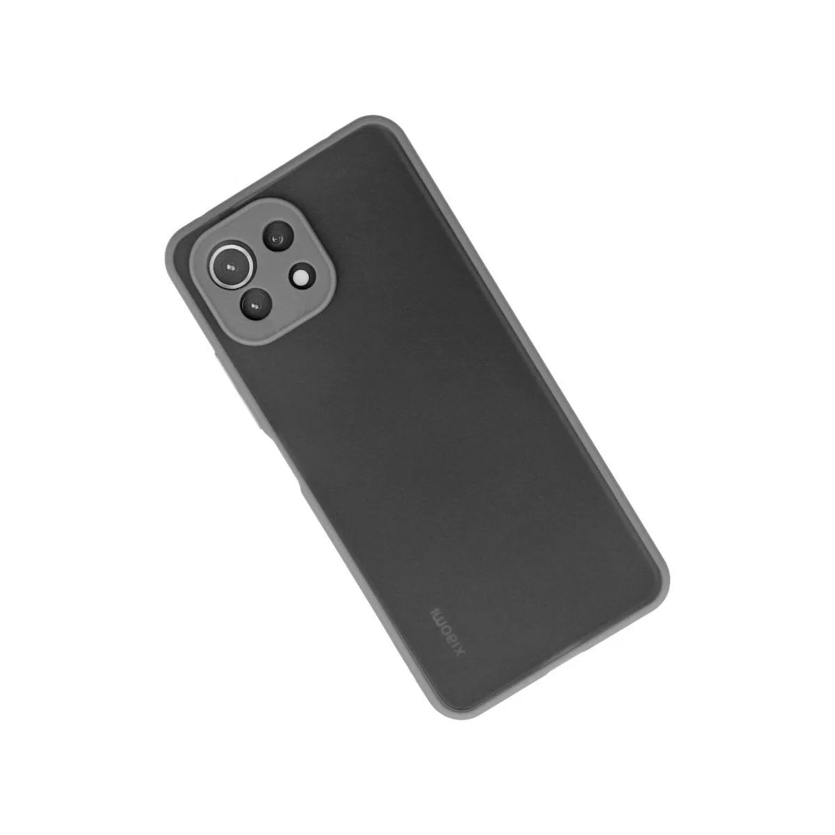 Xiaomi Mi 11 Lite Kılıf Montreal Silikon Kapak - Gri görsel 2