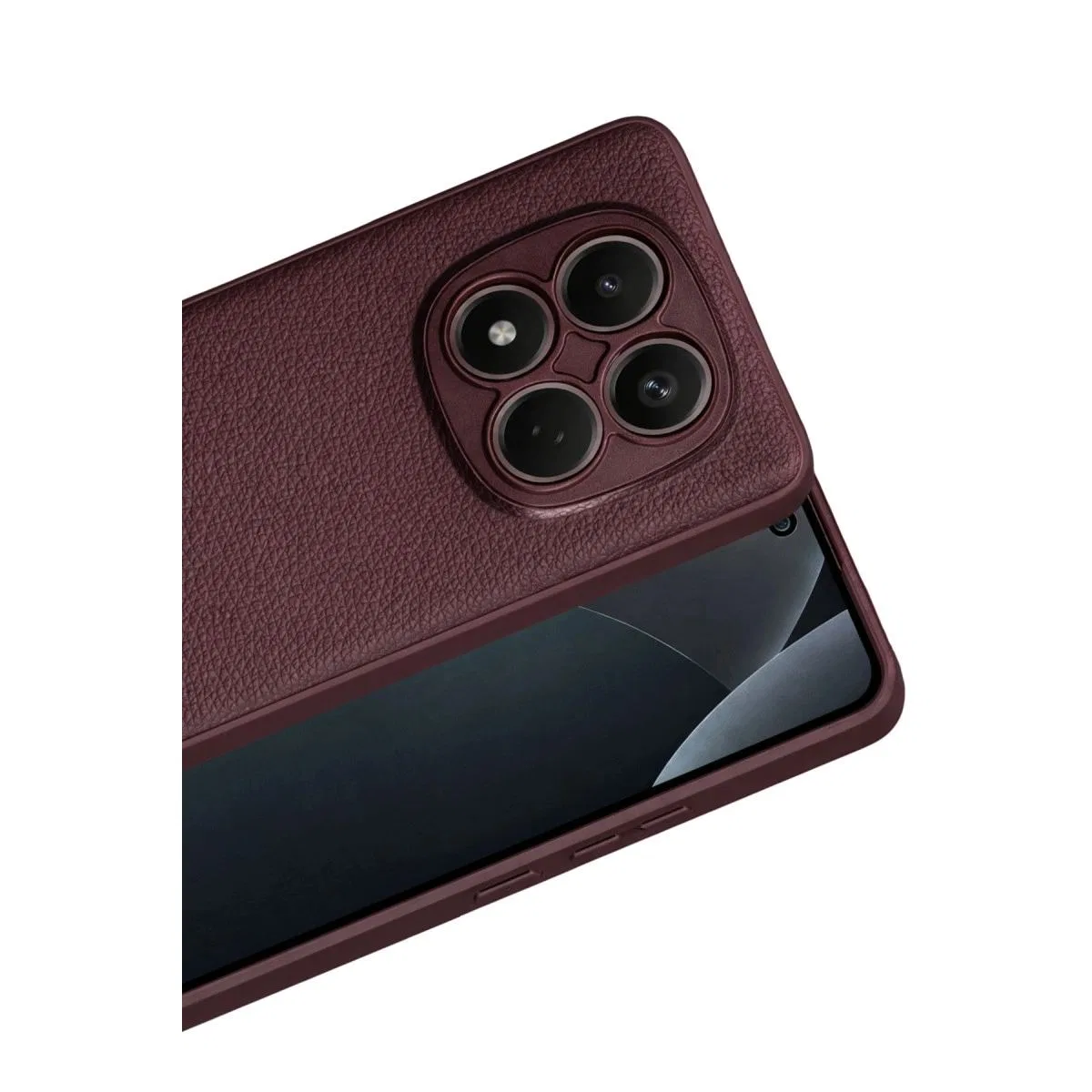 Xiaomi Redmi Note 15 Pro 4g Thermax Silikon Kılıf - Bordo görsel 2